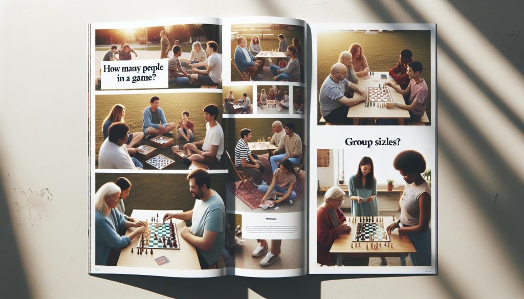 How Many People in a Game? Group Sizes