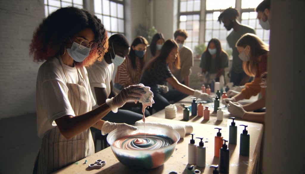 How To Dye Discs With Shaving Cream: Method