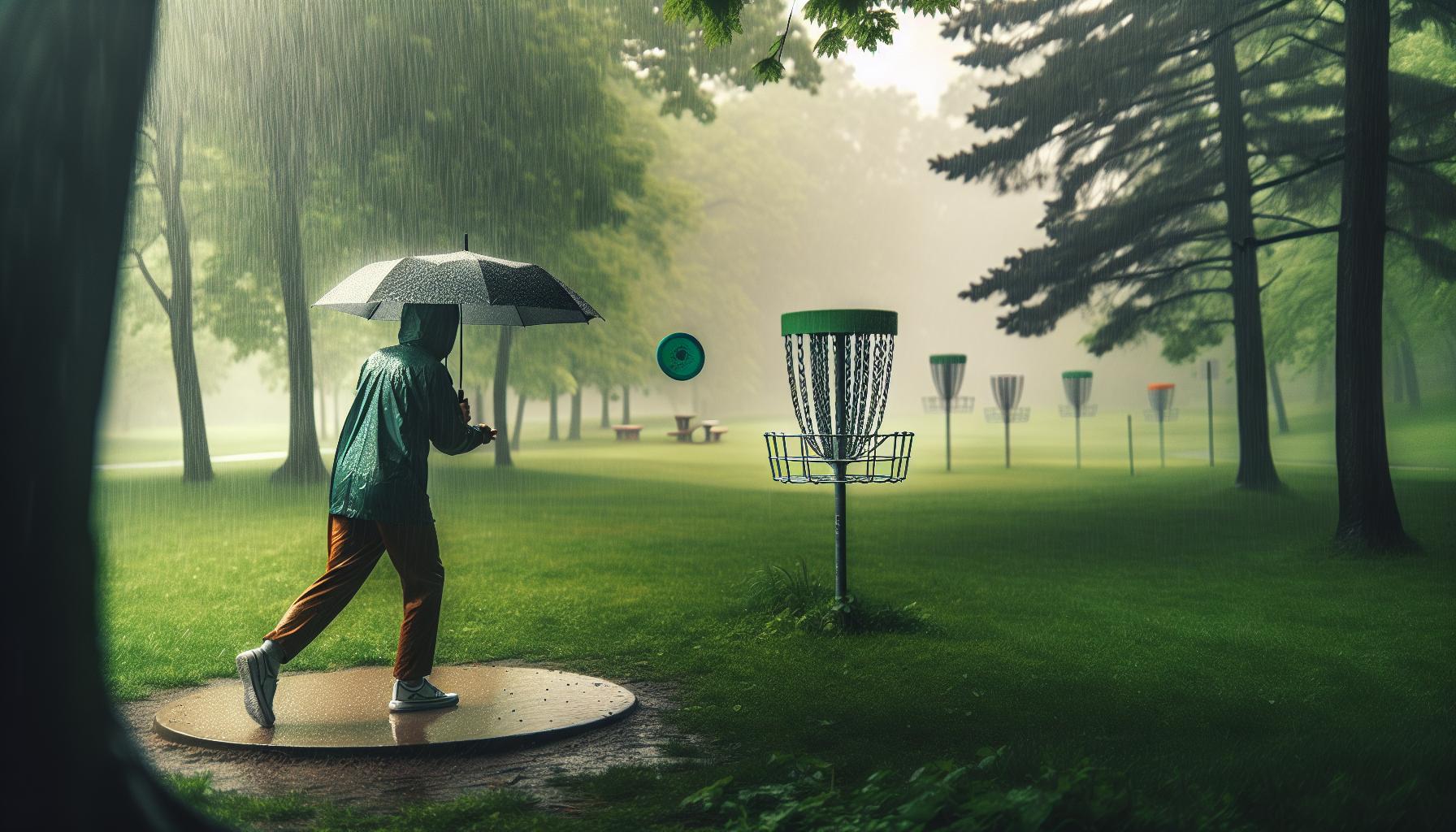Choosing to Play Disc Golf in Rainy Conditions