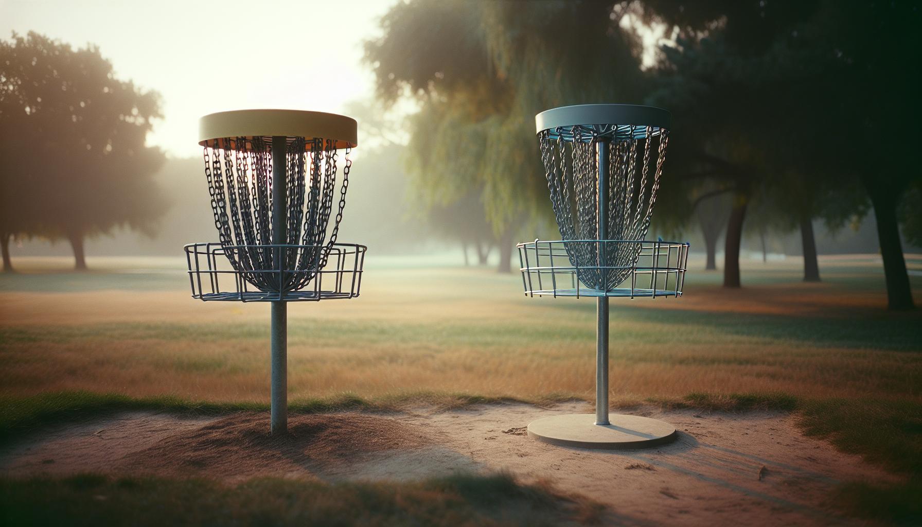 Comparing Budget vs. Premium Disc Golf Baskets
