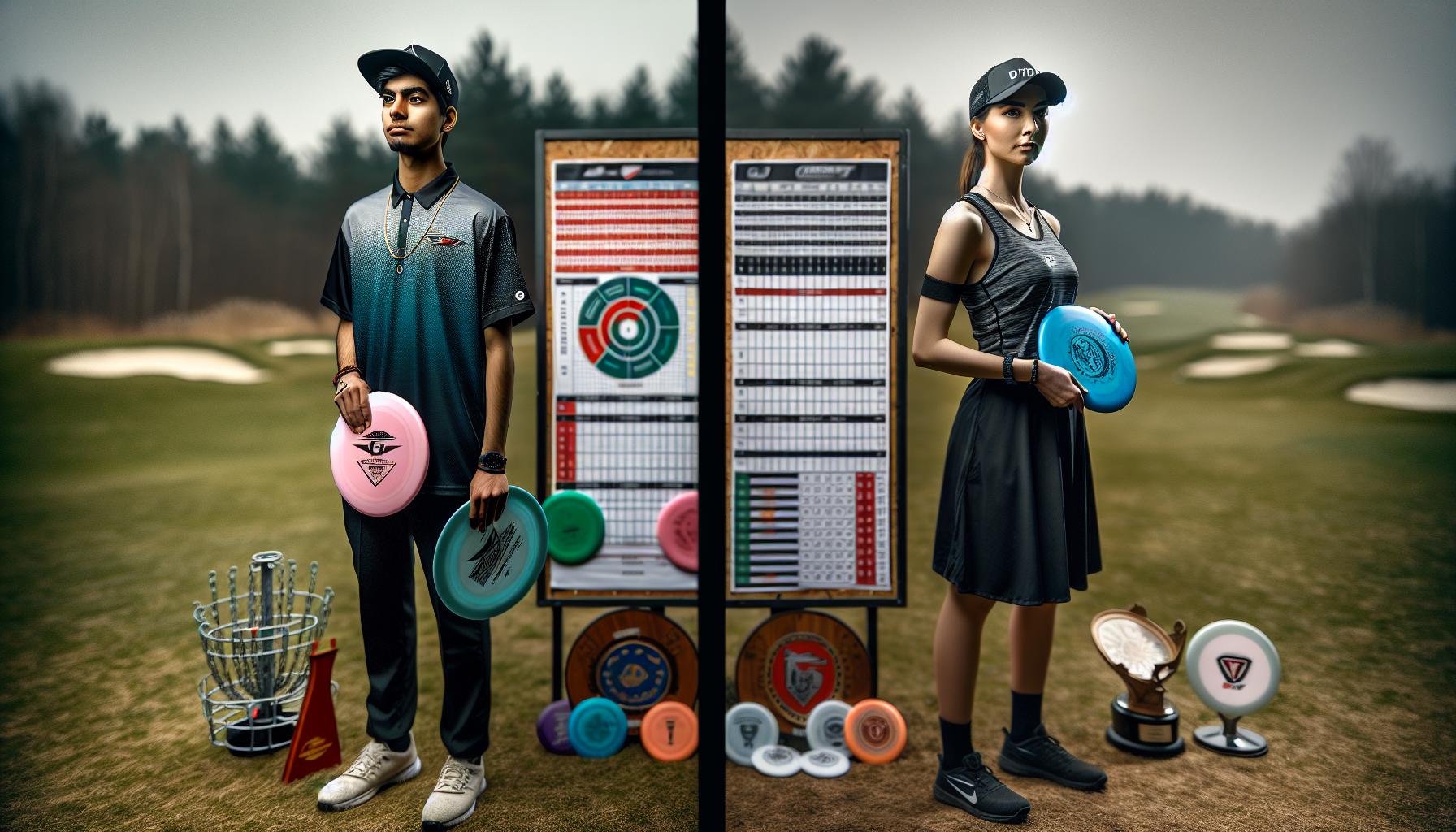 Comparing Disc Golf Icons: Stats and Achievements