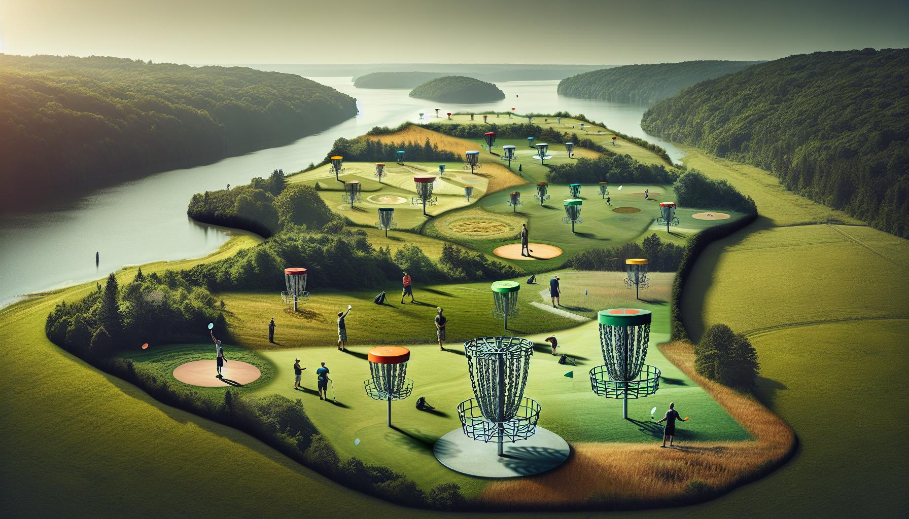 National Overview of Disc Golf Course Distribution