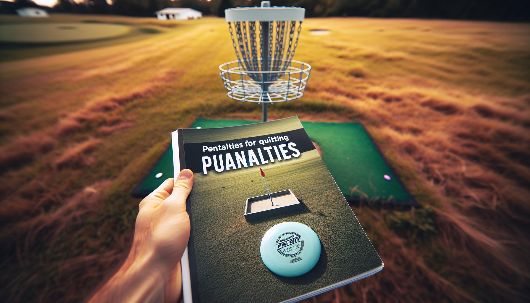 Penalties for Quitting a Hole in Disc Golf