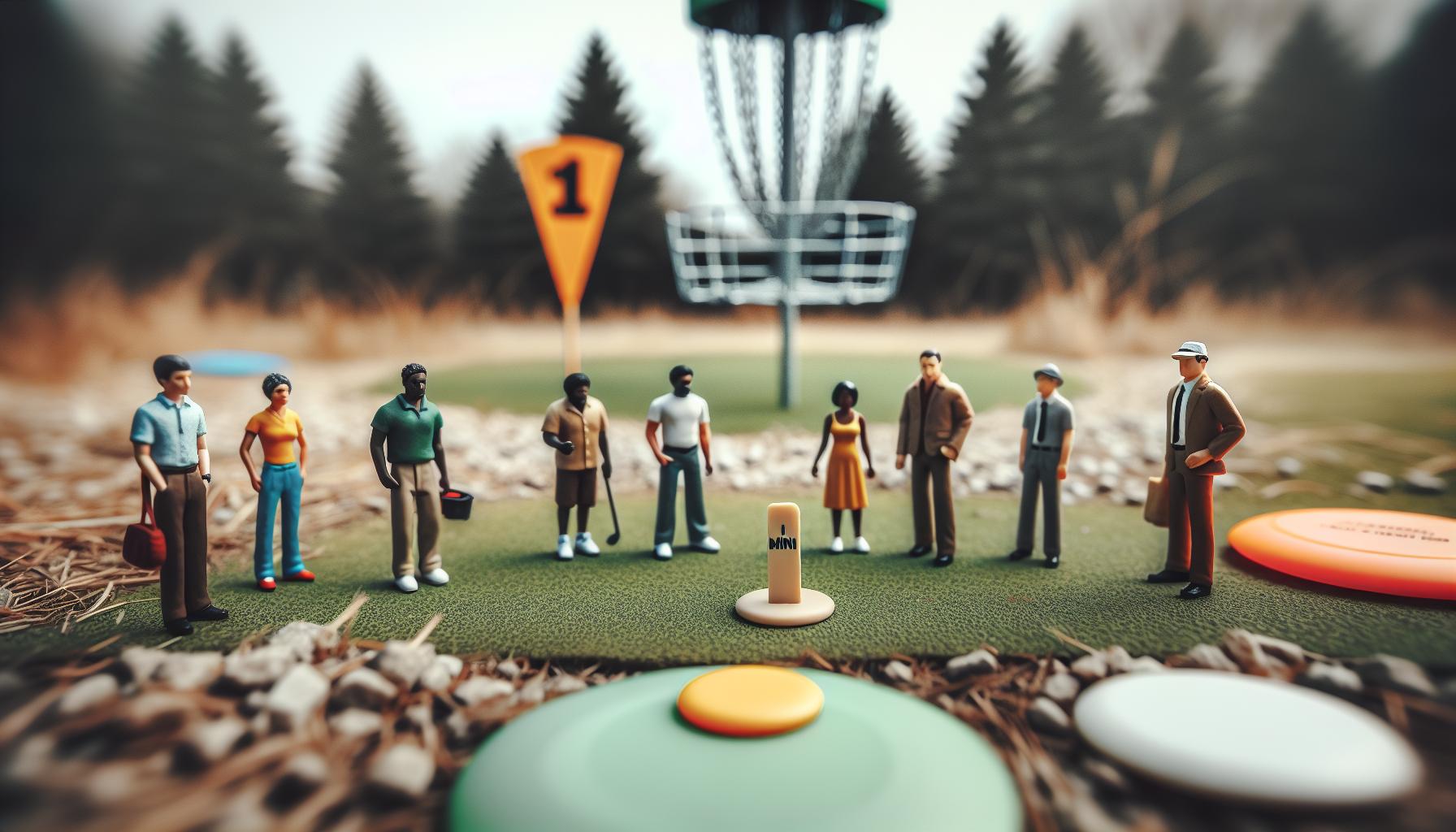 Placement Rules for Mini Markers on the Course