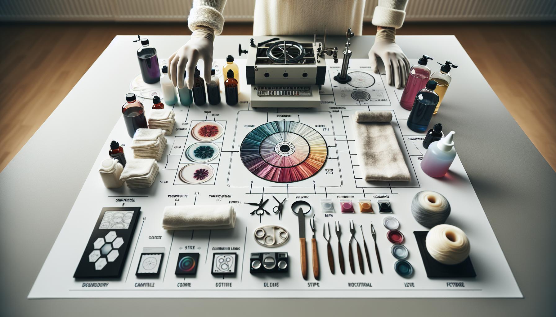 Step-by-Step Guide to Dyeing Discs