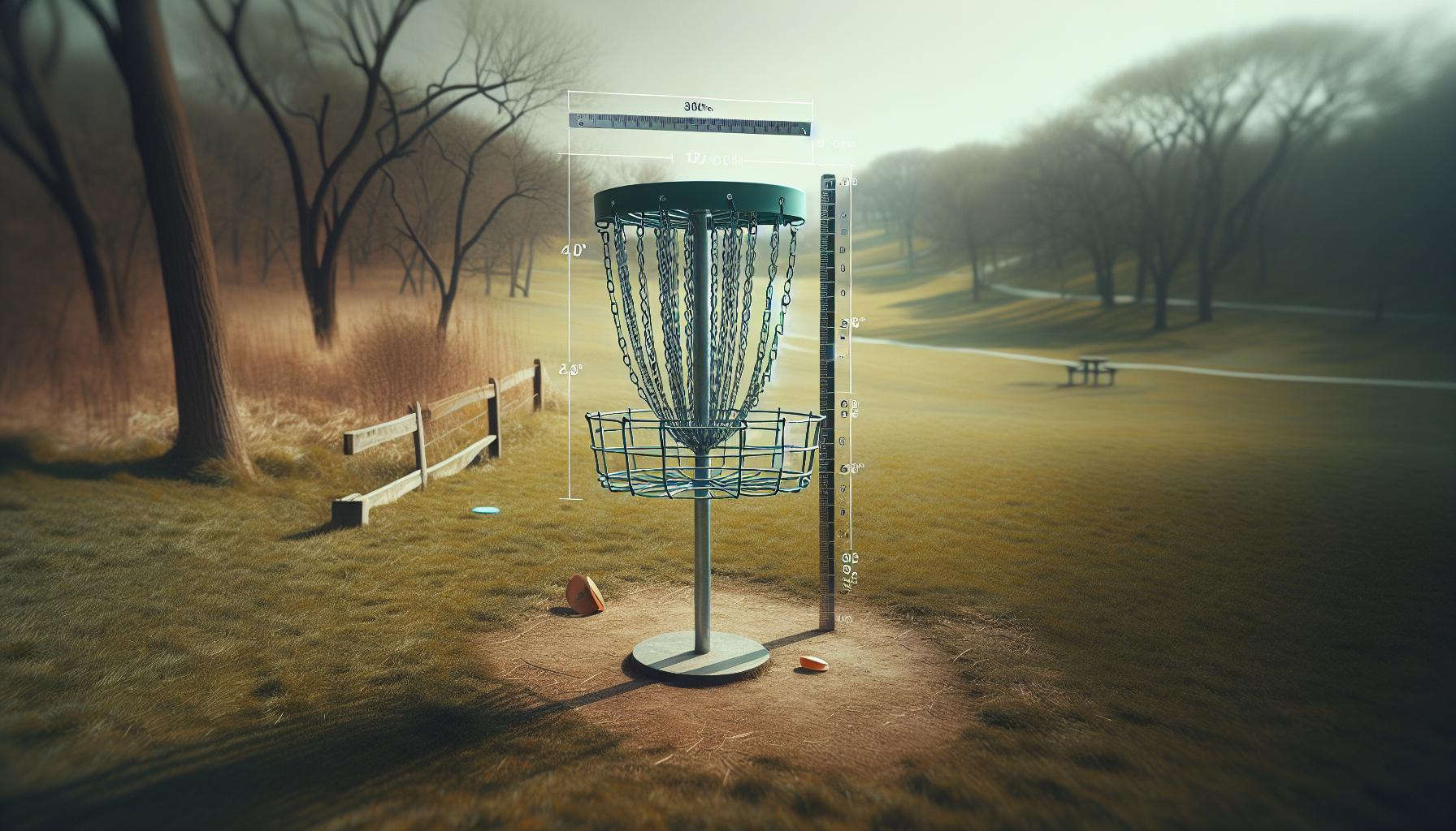 Understanding the Standard Measurements of Disc Golf Baskets
