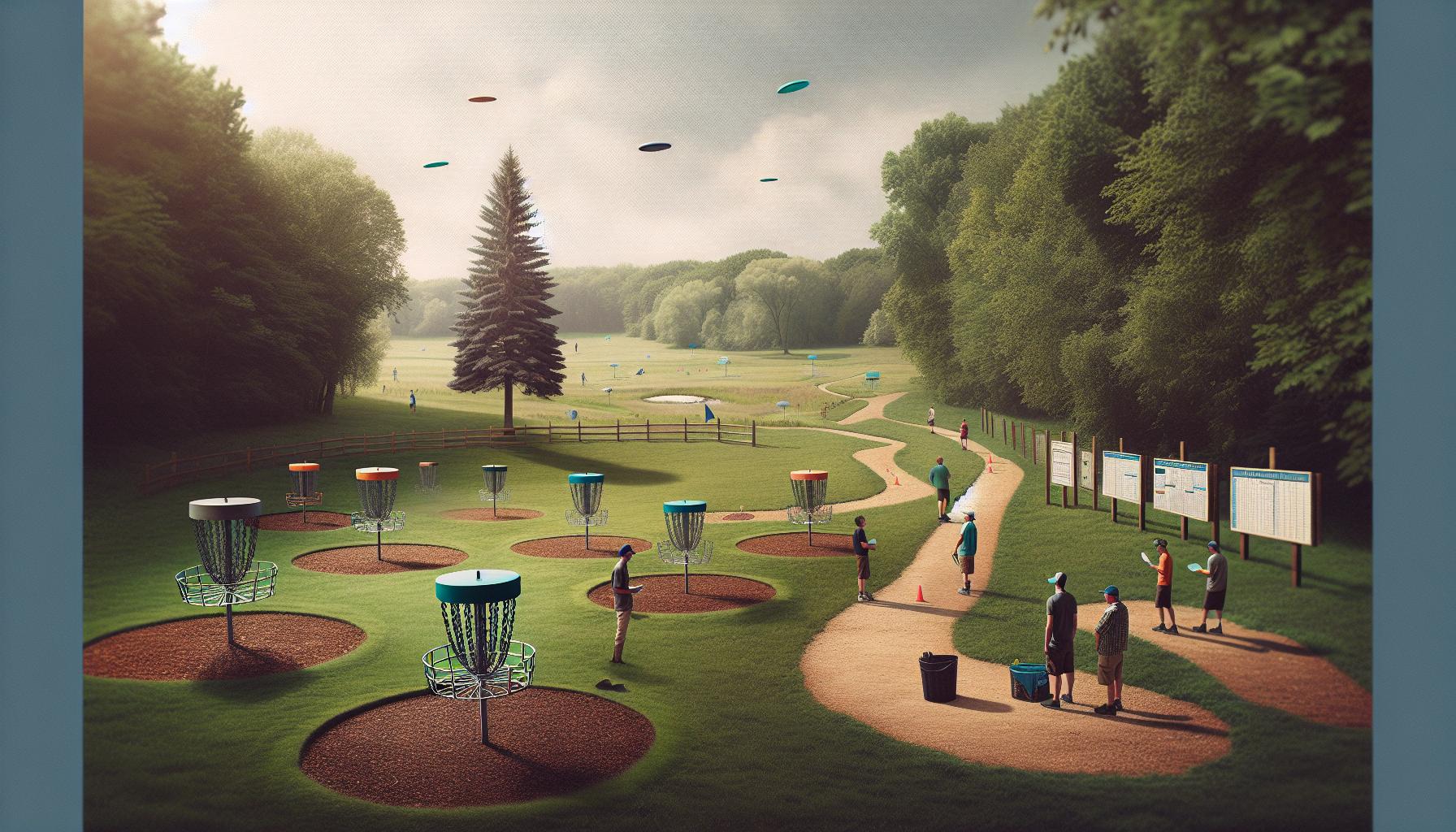 Variations in Disc Golf Course Sizes